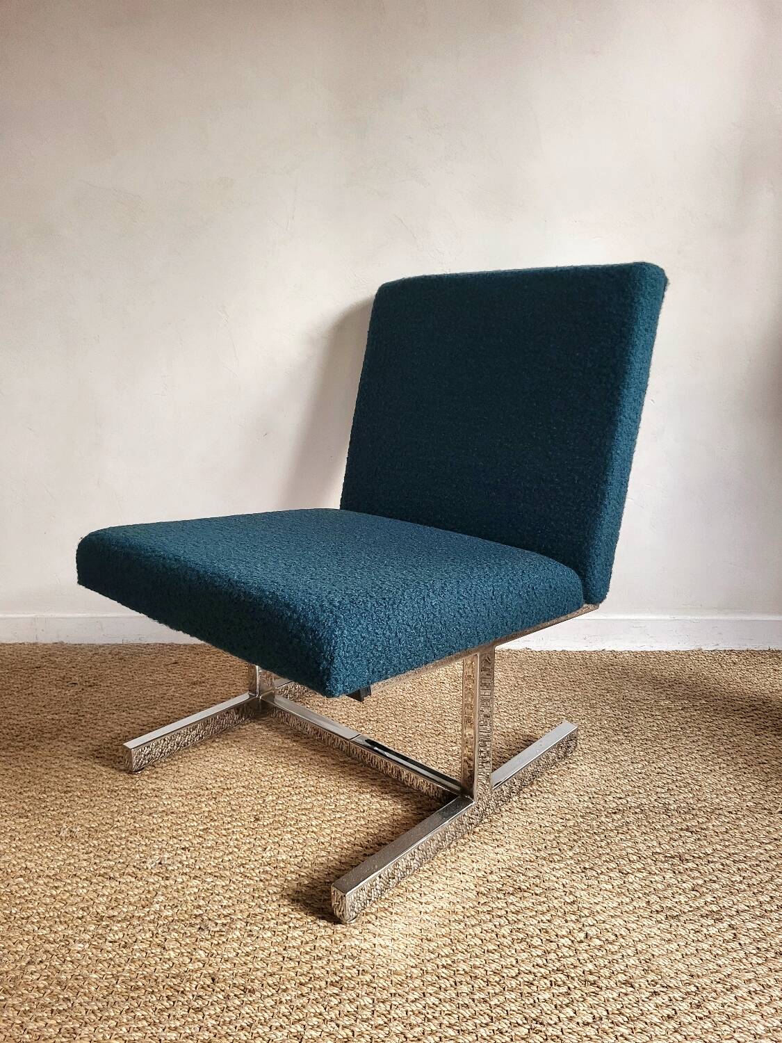 70s armchair reupholstered