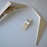 Pair of modernist reconstruction wall lamps