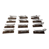 12 animal knife rests, art deco