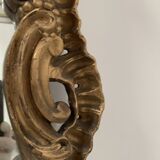 Louis XV mirror in carved gilded wood, late 18th century