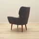 Fauteuil gris, design italien, années 1970, production : Italie