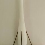 Space age opaline brass lamp from the 60s