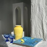Large square dish with lemon pattern 33cm Aleya Slim