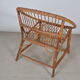Vintage armchair basket or rattan shell 1960