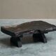 Sculptural coffee table in solid wood with natural edges, Europe, 1960s.