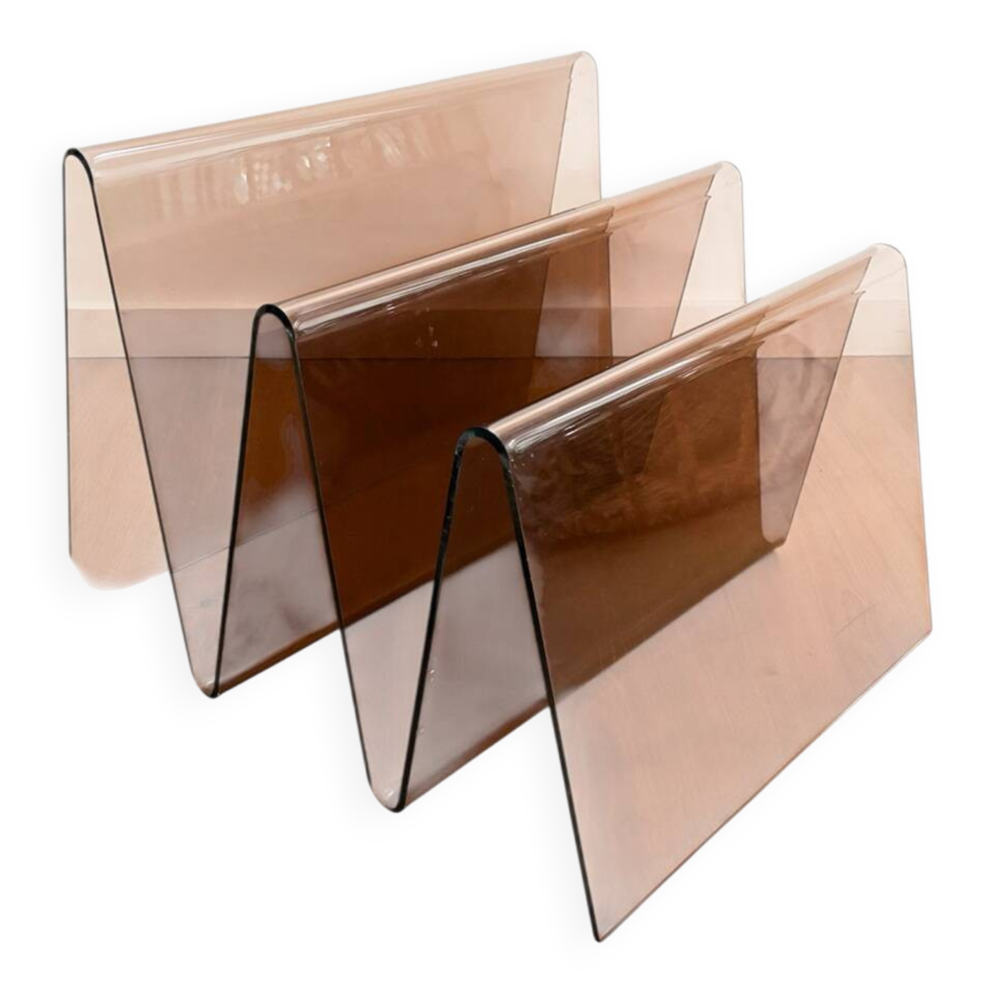 Acrylic magazine rack