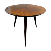 Table basse tripode en bois des années 60