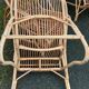 Paire de fauteuils rotin vintage