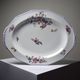 Bernardaud Limoges porcelain serving platter with floral decoration, 1920s-1950s