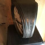 Old station clock Paul Garnier double shaped cast iron