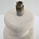 Sculptural lamp foot in natural stone design 70s