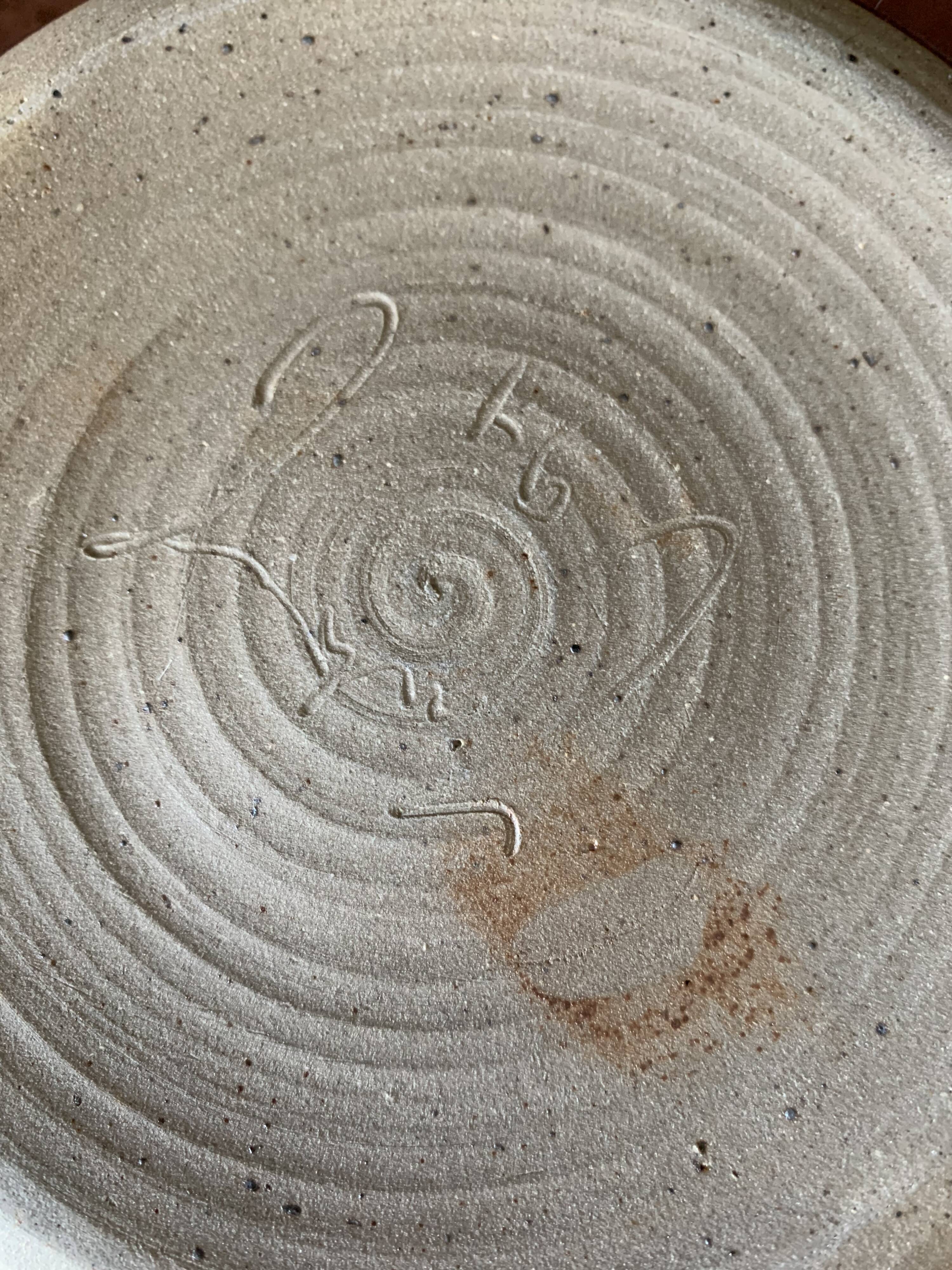 Stoneware plates