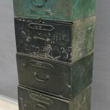 Lot 7 metal cartonniers 1920 André Labbé