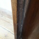 Solid walnut kneading table old XIX°