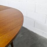 1968 transformable teak table in impeccable condition