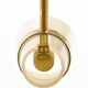 Sunburst chandelier brass of Kalmar Italy 1950 s