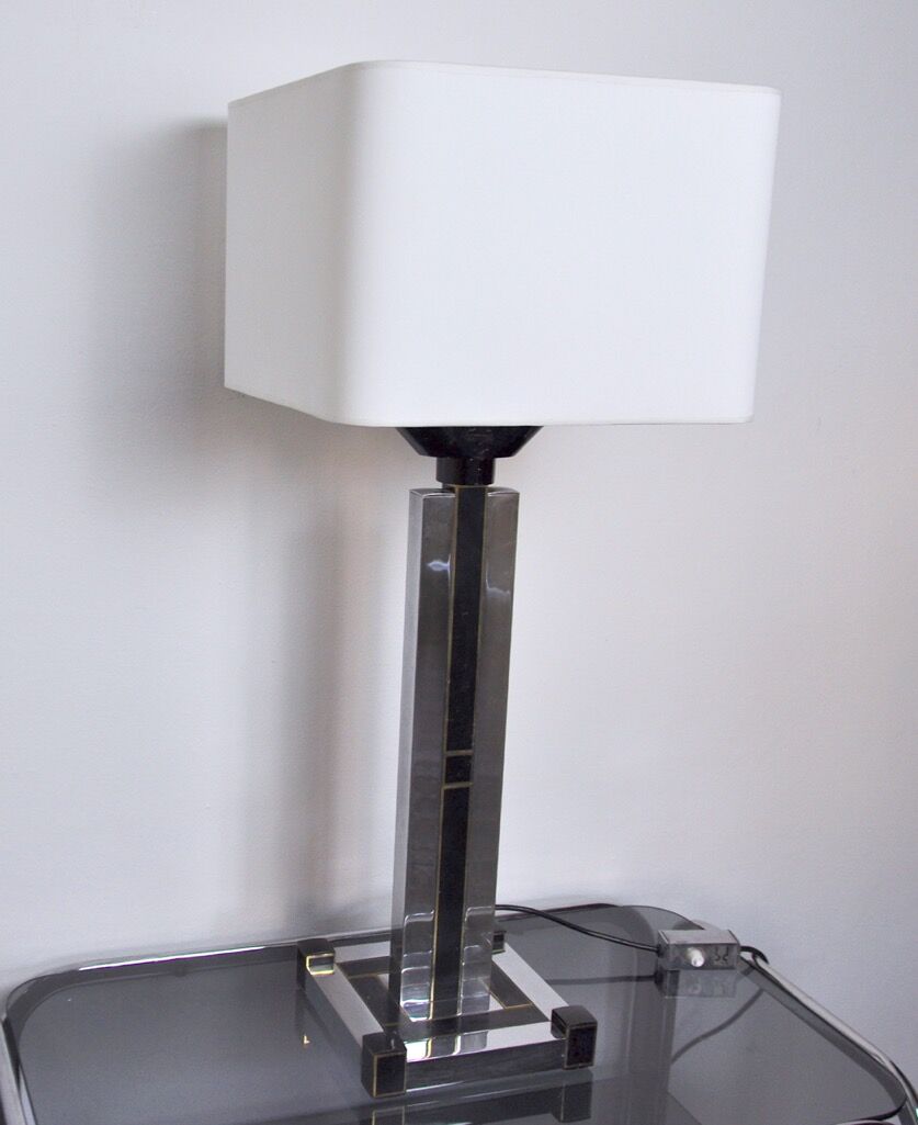 Cubic table lamp by Bd Lumica, Italy, 1980