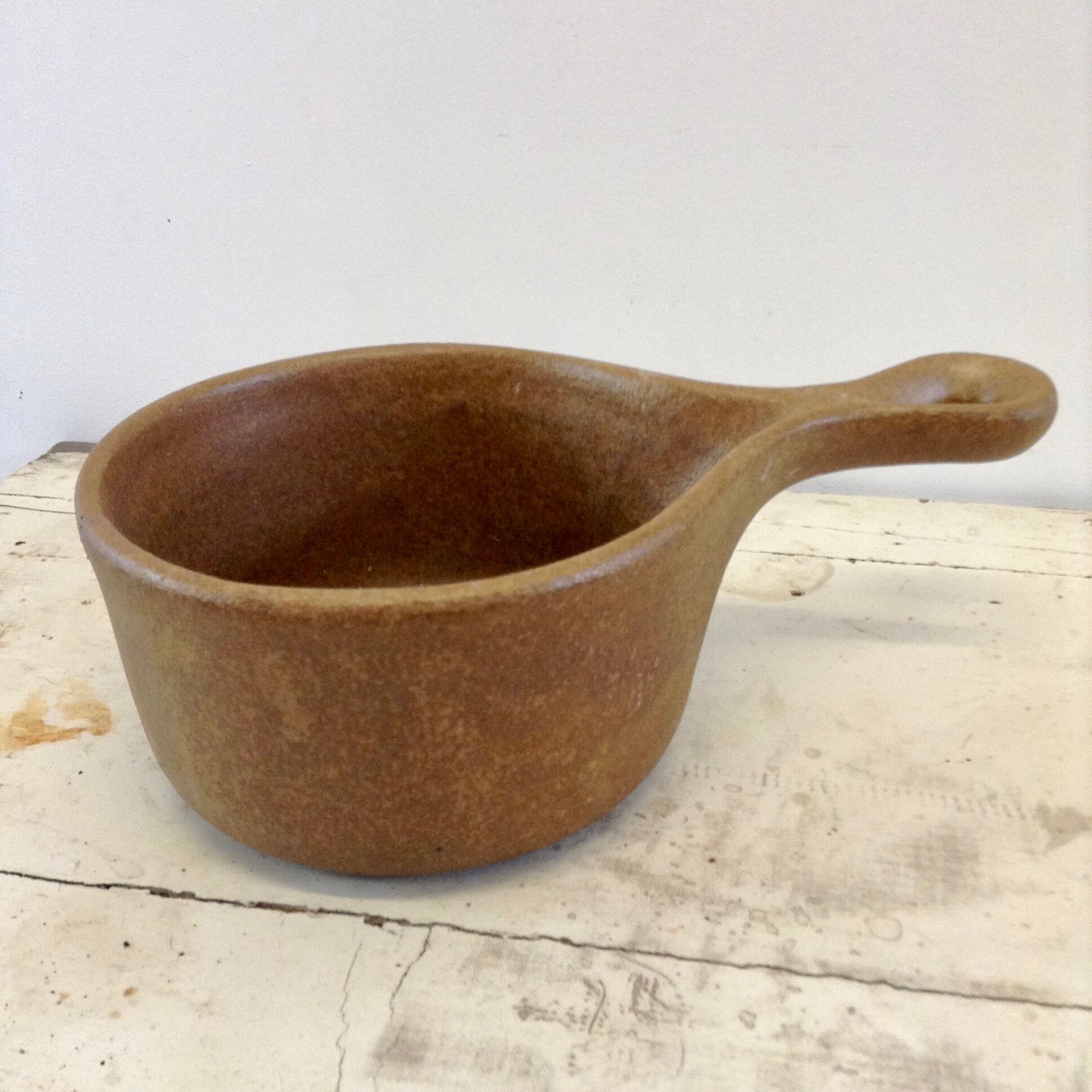Old stoneware bowl