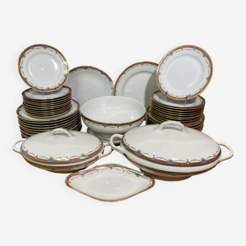 Limoges porcelain table service in Louis XVI style