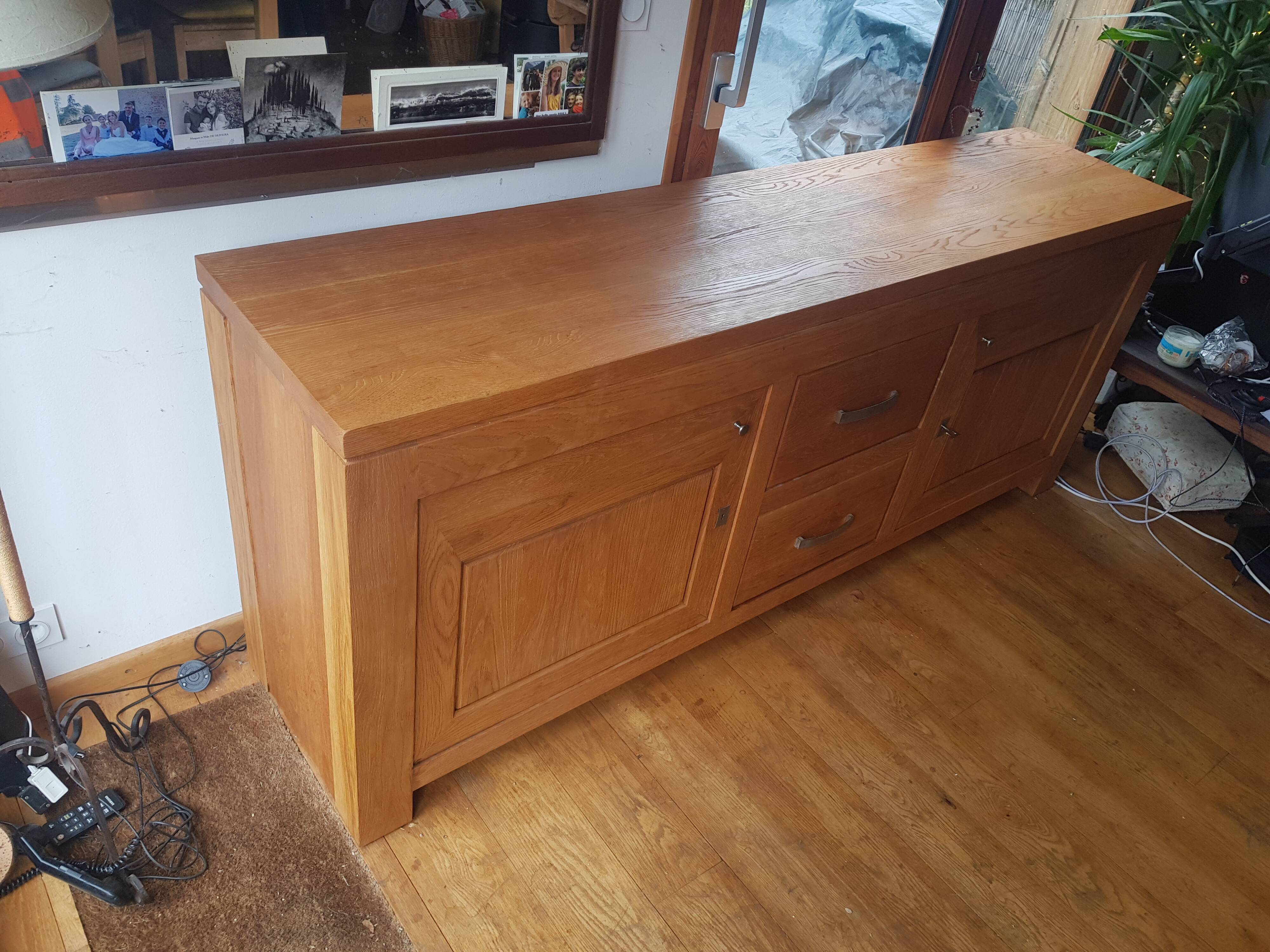 Buffet made of solid oak