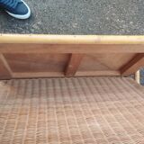 Vintage rattan coffee table