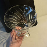 Old vase or sweet box cut glass
