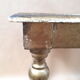 Square pedestal table gilded wood florentine style vintage 1950