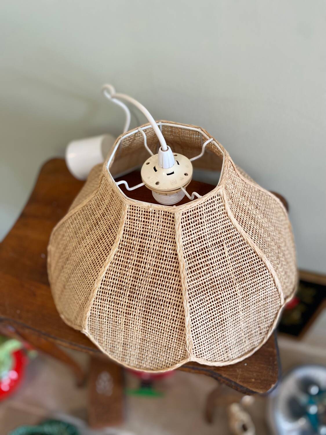Vintage tulip pendant light