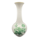 Large vase Royal Porcelain Bavaria with green flowers, 1960s.