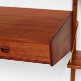 Hansen & Guldborg wall unit for HG Møbler 1960 Denmark