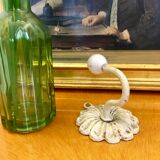 Coat hook white patina shabby chic