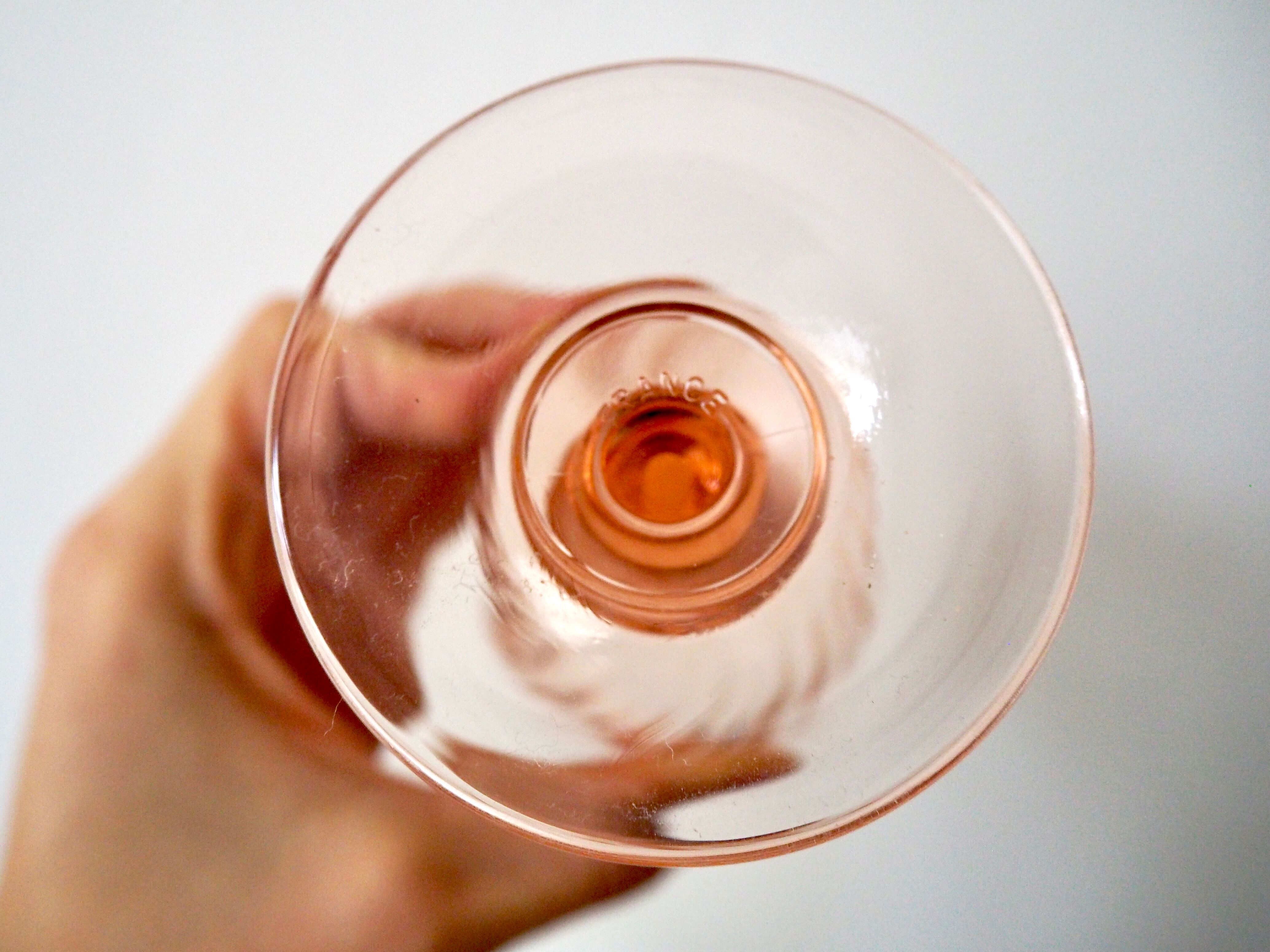 Set of 6 Rosaline stemmed glasses