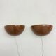 Set of 2 ceramic wall lamps , 1970s