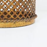 Umbrella stand in gilded metal by Li Puma Firenze