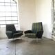 Paire de fauteuils vintage années 50, Guy Besnard,