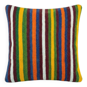 Vintage kilim cushion cover 61x61 cm