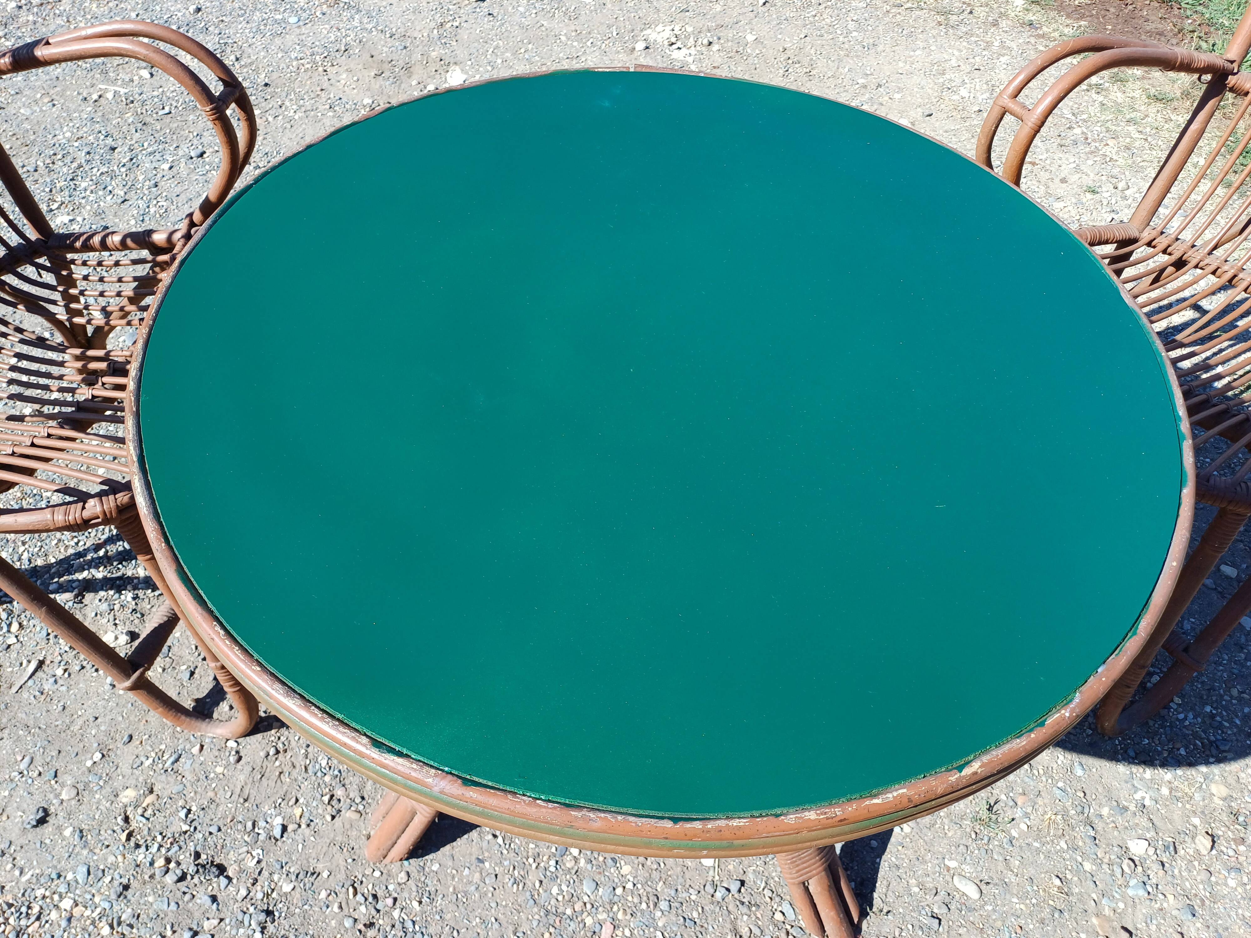 Salon de Jardin en Rotin