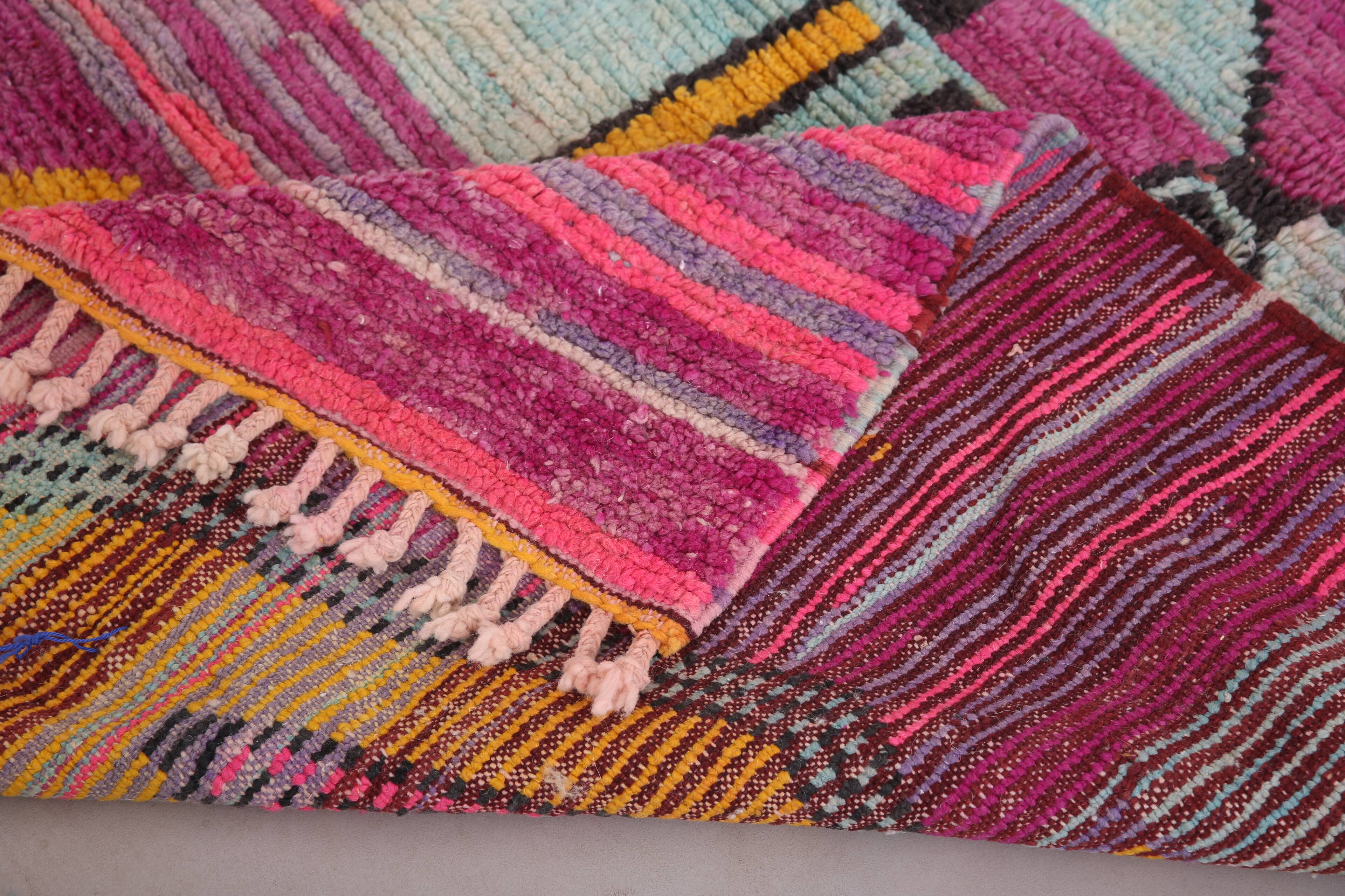 Colorful Contemporary Moroccan rug 134 x 197 cm - Authentic Boujaad Rug