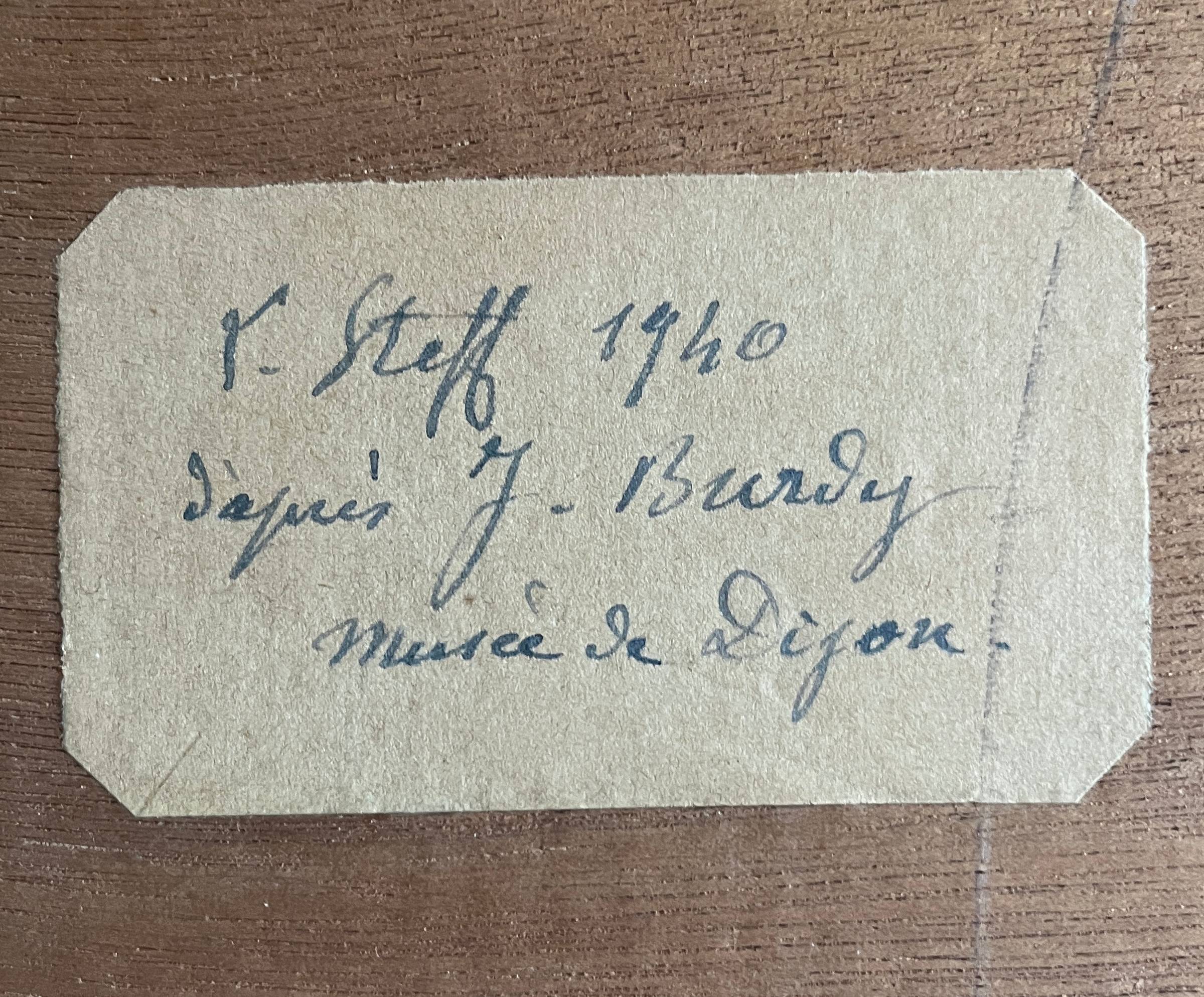 HSP painting "Return from fishing" in Brittany? 1940 Steff / Burdy