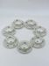 Antique Charles Ahrenfeldt porcelain service, flowers / floral / gilding