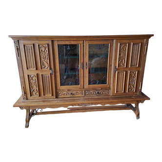 Dark oak dresser, spanish basque style