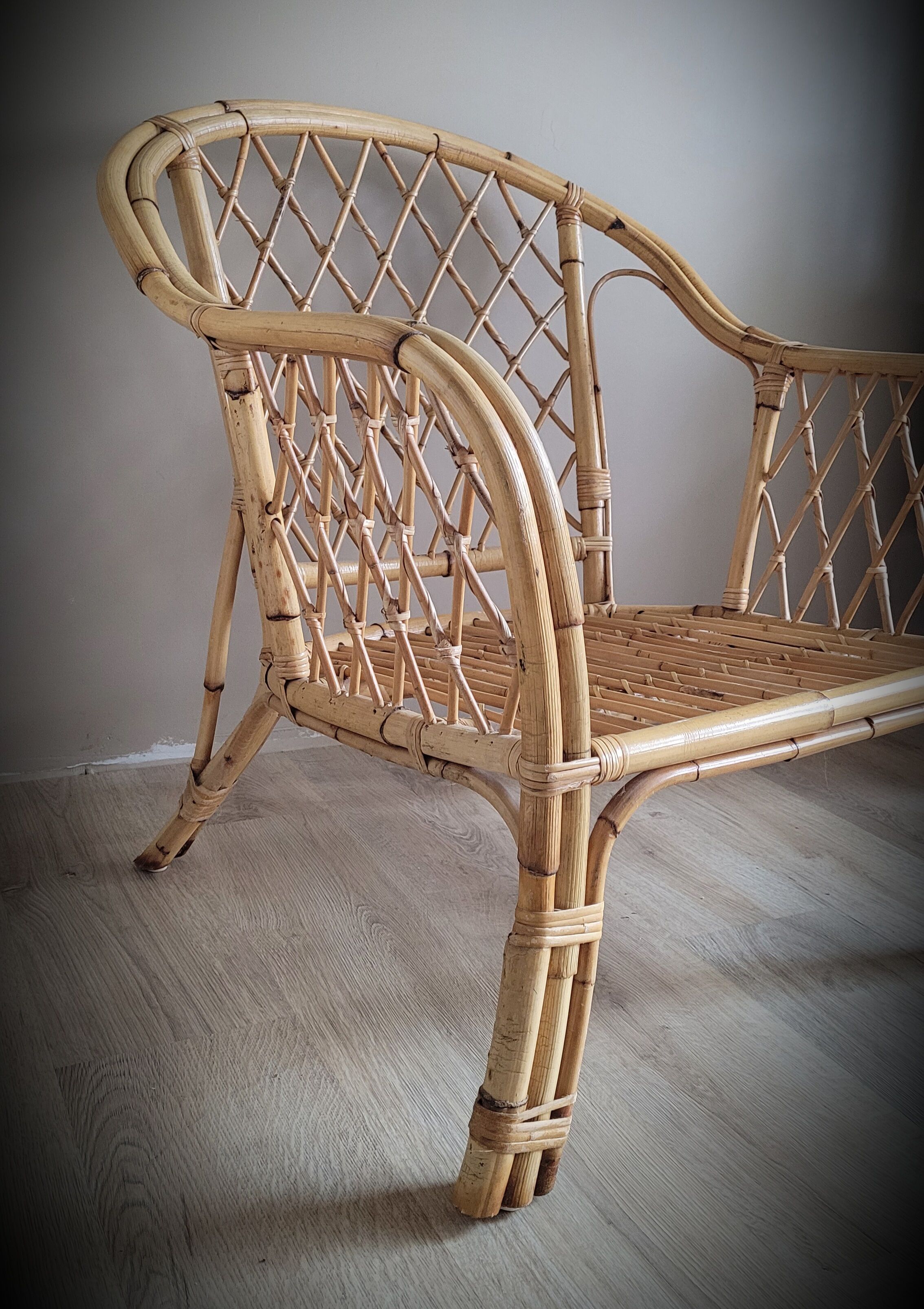 Fauteuil rotin adulte