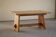 Mid-century brutalist dining table, made of oak, Danish craftsmanship, 1950s.