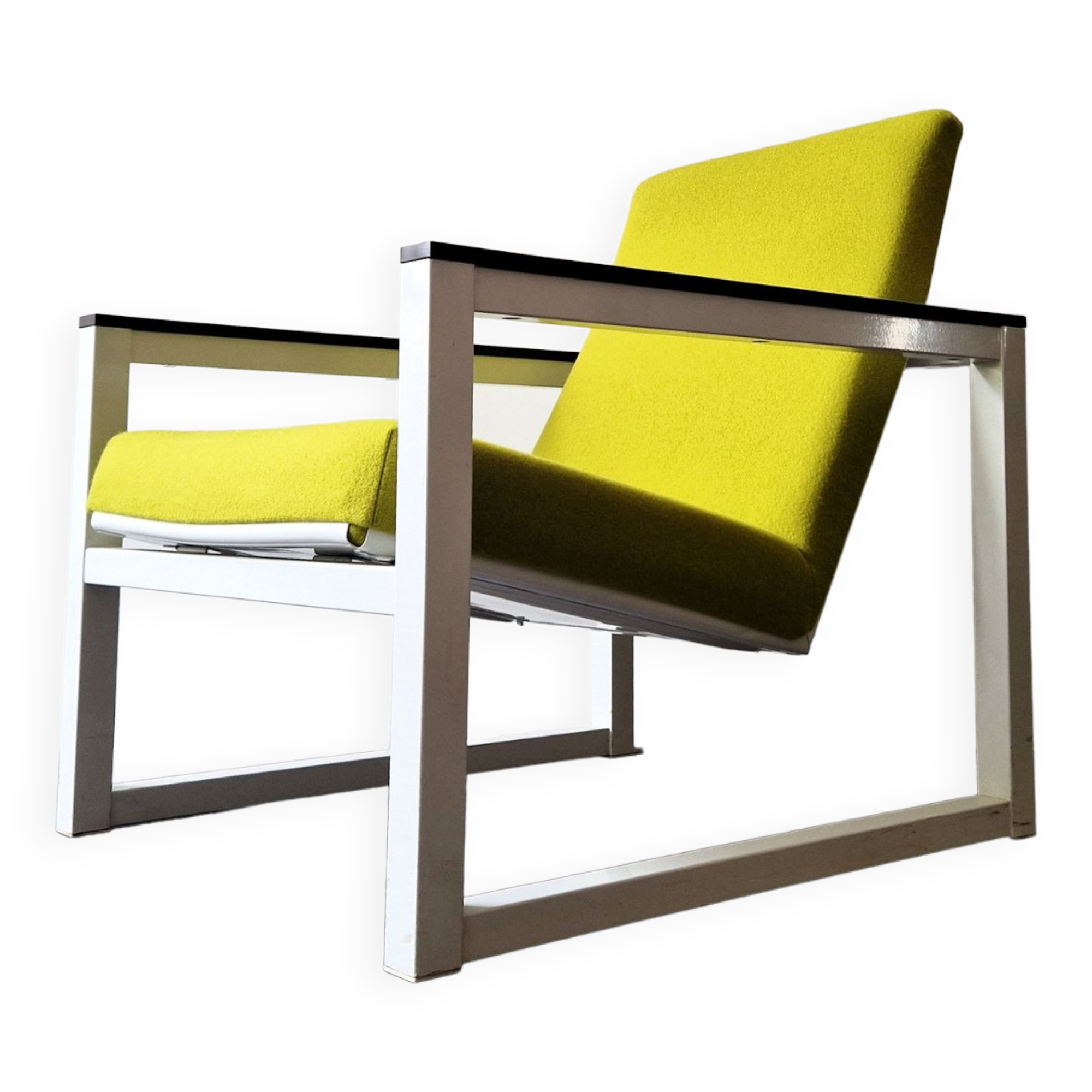 Reupholstered lounge chair by Tjerk Reijenga and Friso Kramer for Pilastro, The Netherlands 1960's