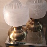 2 lampes de chevets 1960