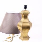 Neoclassical brass lamp large format design italy