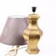 Neoclassical brass lamp large format design italy