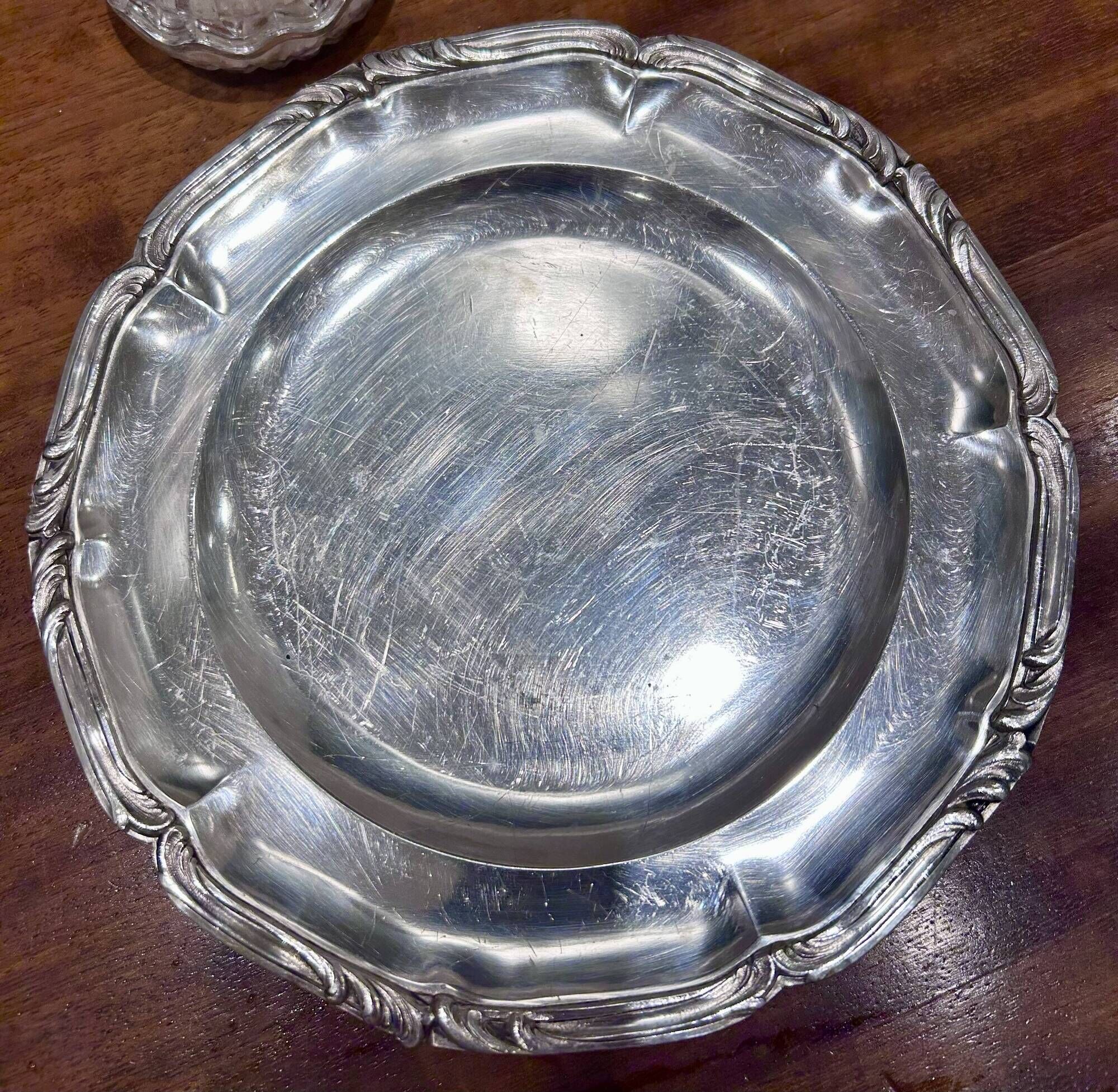 Plat avec pied XIXème