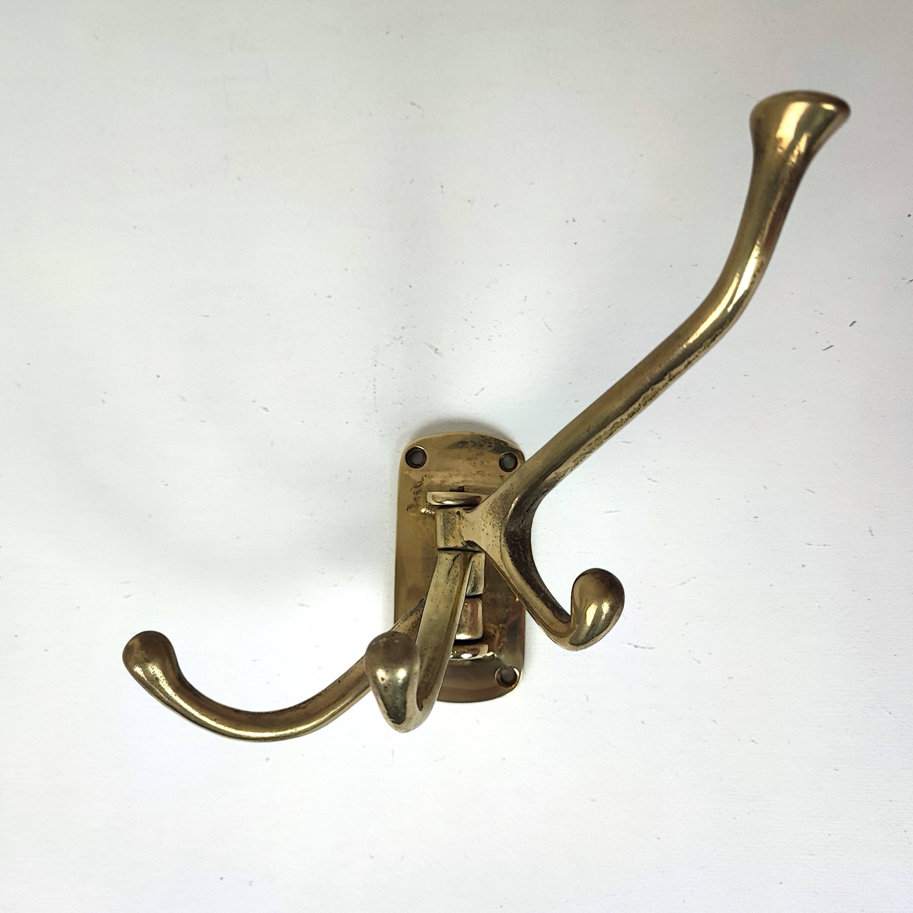 Brass coat hook