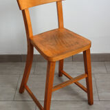 Children's wooden high chair